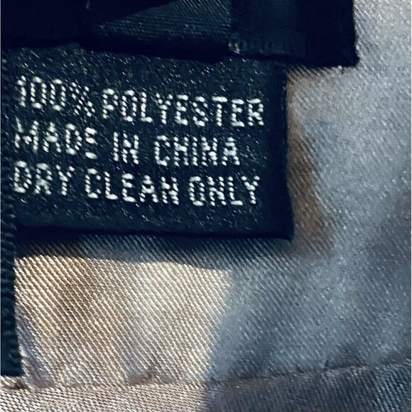 Natasia Collection Jacket Womens 10 Dusty Pink Patterned Satin Beaded Fringe - Picture 6 of 6